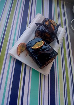 Una foto de Budín marmolado