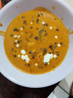 A picture of Paneer butter masala.