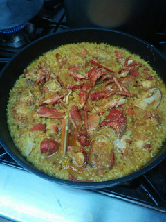 Una foto de Arroz con bogavante