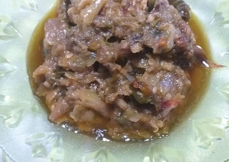 Sambal Ijo Ikan asin