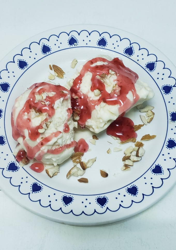 Una foto de Helado de queso de Philadelphia