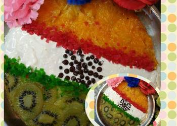 Latest Recipe Orange and Kiwi Upside Down Cake Yummy Latest Recipe Orange and Kiwi Upside Down Cake Yummy