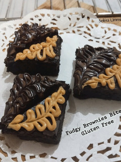 Foto resep Fudgy Brownies Bites Gluten Free