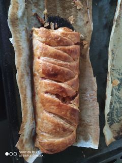 Una foto de Hojaldre de salmón