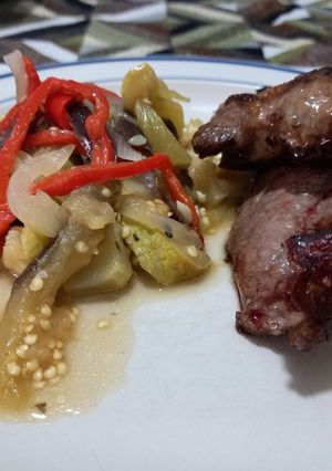 Una foto de Antipasto de berenjenas y zucchini 🍆🥒 | Fácil y rápido 👍🚀