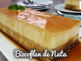 Bizcoflan de nata, el más cremoso bizcoflan!