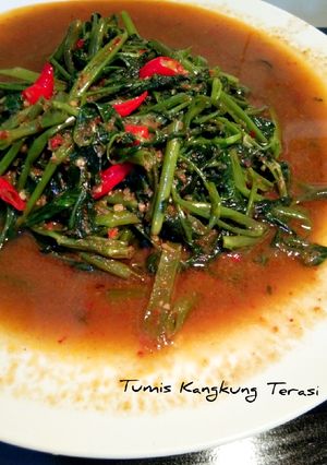 Foto resep Tumis kangkung Ebi