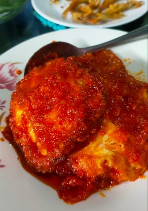 Foto resep Telur balado simpel