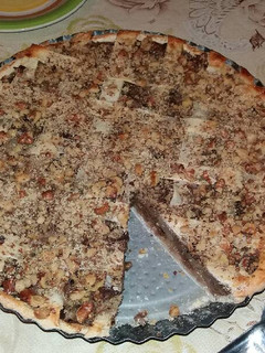 Una foto de Tarta de pera y nueces