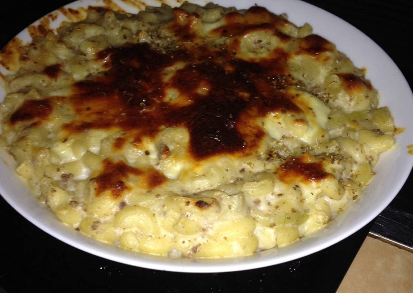Creamy macaroni / macaroni panggang / macaroni cheese (Tanpa telur)