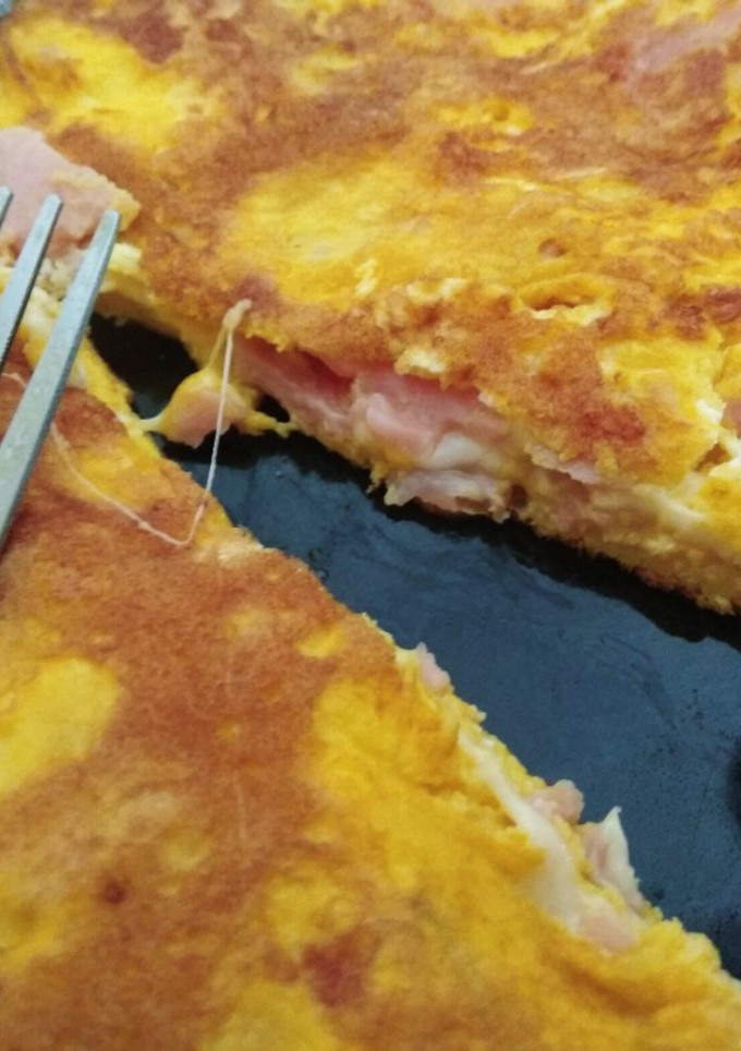 Una foto de Tortilla york-queso