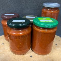 A picture of Homemade Tomato Sauce for Winter.