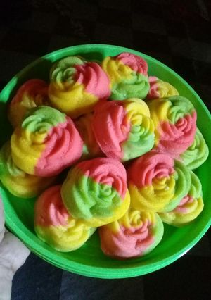 Foto resep Bolu kukus mawar