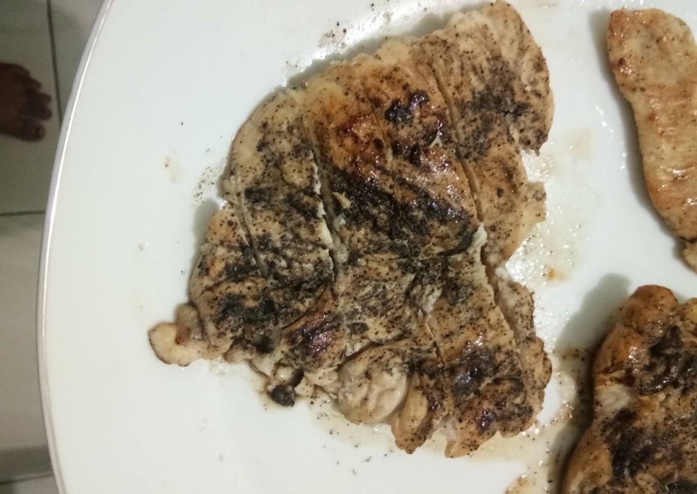 Menu diet : ayam panggang (teflon)