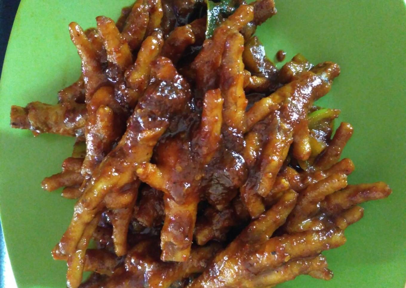 Ceker Pedas Manis Lada Hitam