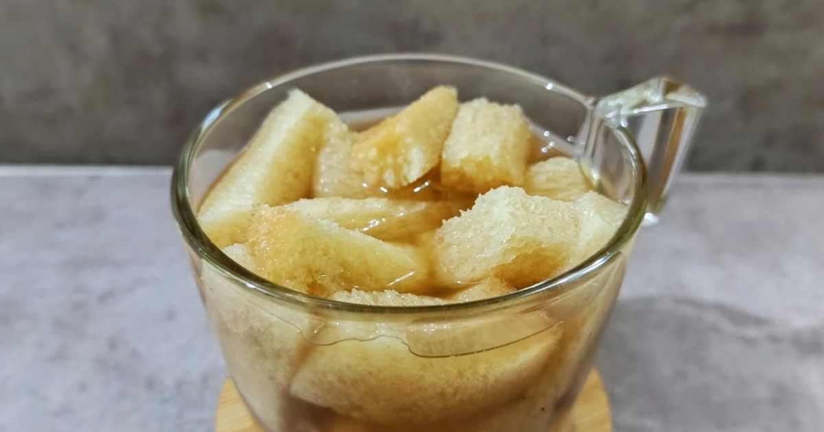 Wedang Jahe Roti Tawar