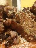 Smoked Lamb Chops Ras el hanout, topped with Garda Stagionato