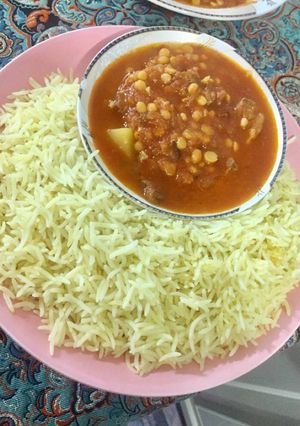 عکسی از دستور خورشت قیمه