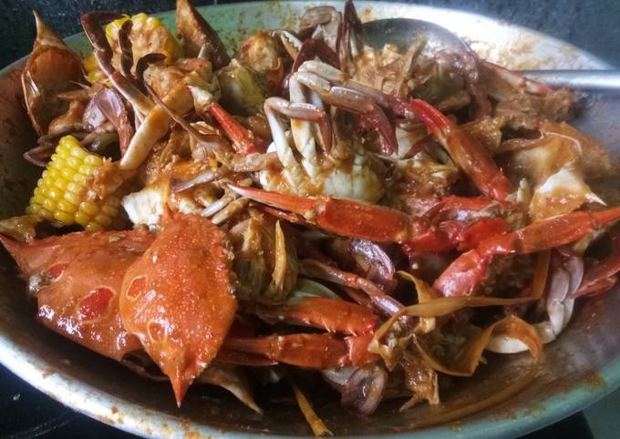 Kepiting asam manis pedas tidak amis sama sekali Endeuuussss