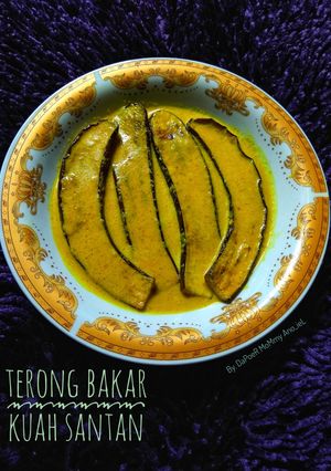 Foto resep Terong Bakar Kuah Santan