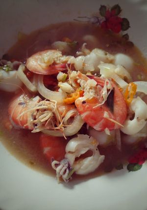 Foto resep Tumis seafood ala Thai