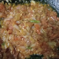 Onion Tomato sabzi A picture of Onion Tomato sabzi.
