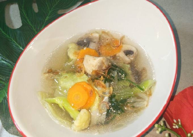 Cara Memasak Resep Sop jamur kancing