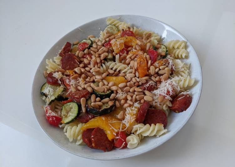 Step-by-Step Guide to Make Speedy Mediterranean Vegetable Pasta