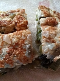 Una foto de Tortilla con pencas de acelga