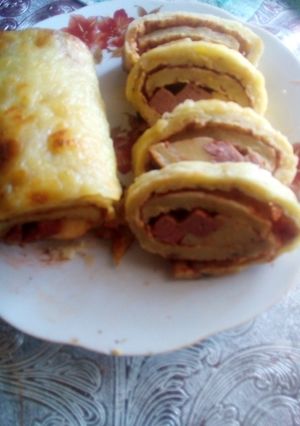 O poză a rețetei Ruladă de zucchini.