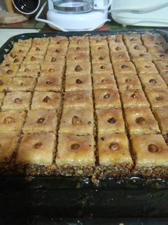 صورة لوصفة بقلاوة بعجينة الفيلو