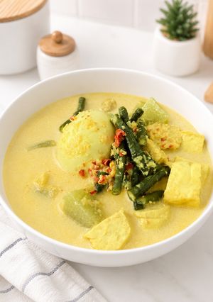 Foto resep Sayur lodeh tempe tahu telur