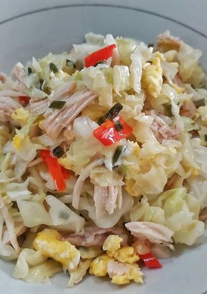 Foto resep Orak Arik Kubis Ayam KFC