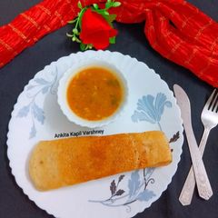 South Indian Thali (Dosa) A picture of South Indian Thali (Dosa).