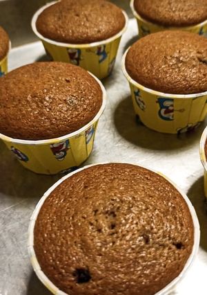 Foto resep Easy Baking: Vanilla Choco Chip Muffin