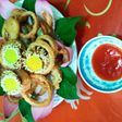 Hoa sen và Hành tây chiên giòn