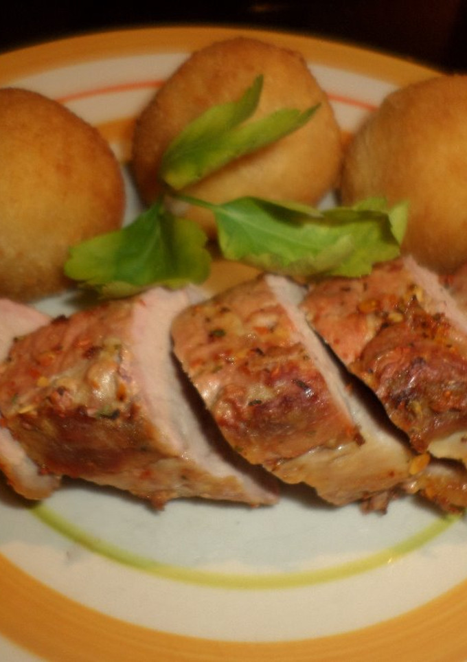Una foto de Bombas de papa rellenas