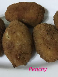 Una foto de Croquetas de pollo en cocotte con su jugo