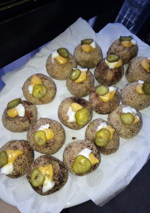 صورة لوصفة كرات البطاطا بالجبن