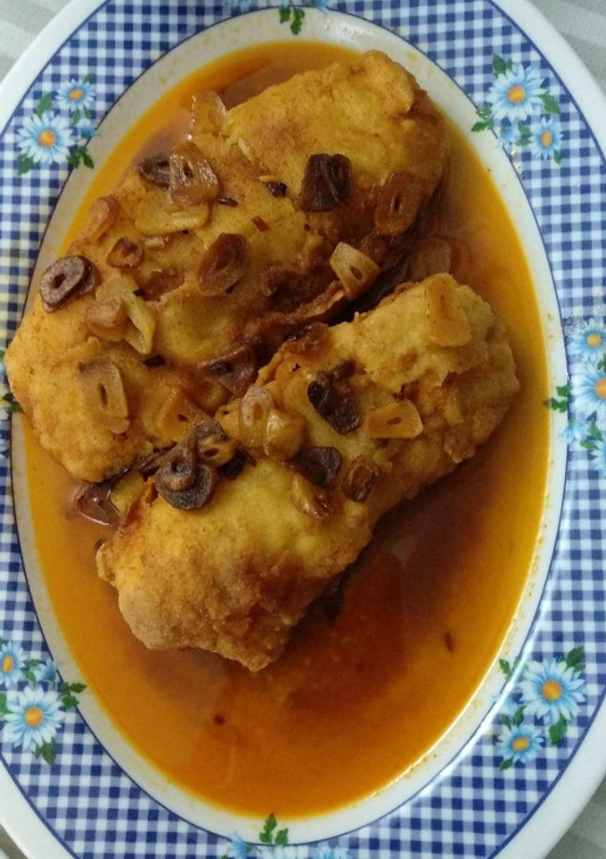 Una foto de Bacalao a la llauna