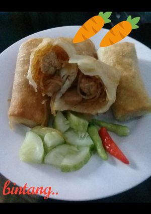 Foto resep Lumpia goreng isi udang&ayam..