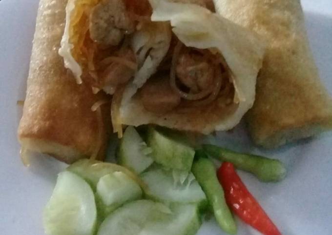 Lumpia goreng isi udang&ayam..