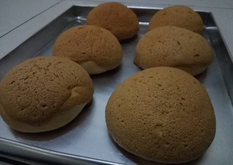 Resep Roti Boy Mexican Bun Roti Kopi Roti Kopi Metode Autolisis Praktis
