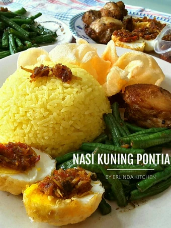 Langkah Mudah untuk Membuat Resep Nasi Kuning Pontianak event sarapan #day1 yang Sempurna Anti Ribet, Lezat Sekali