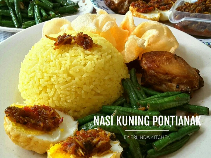 Langkah Mudah untuk Membuat Resep Nasi Kuning Pontianak event sarapan #day1 yang Sempurna Anti Ribet, Lezat Sekali