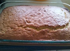 Una foto de Pan de plátano y coco rallado