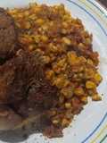 Roast beef guarnición multivegetal