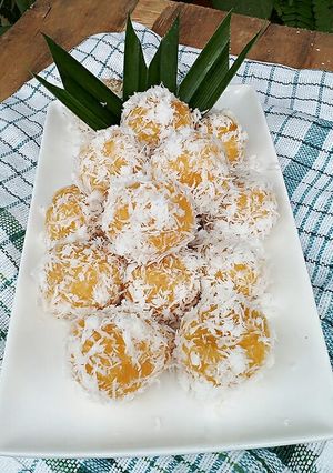 Foto resep Klepon/onde-onde/buah melaka labu manis enak