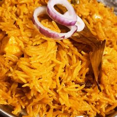 A picture of Cooker veg Biryani.