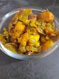 শিম কুমড়ো বড়ির তরকারি (sheem kumro borir tarkari recipe in Bengali)